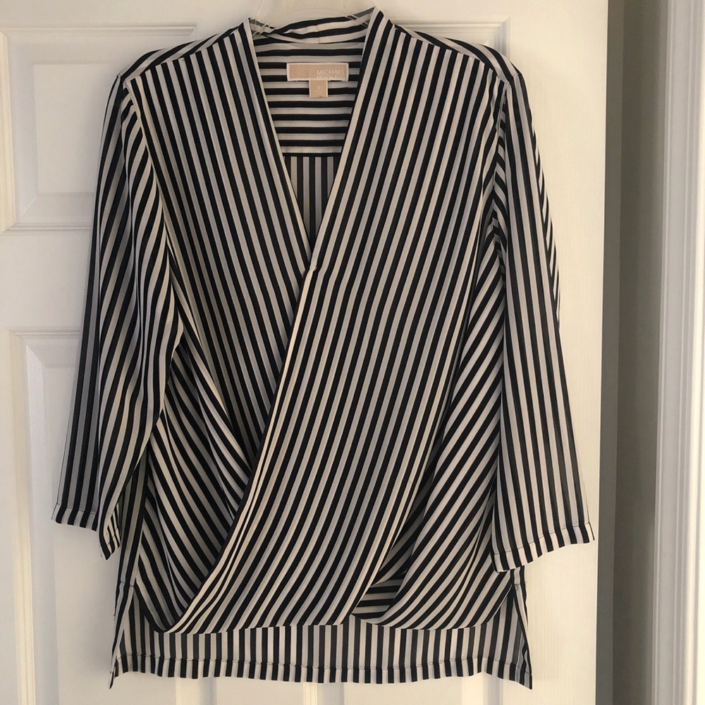 Striped MK blouse